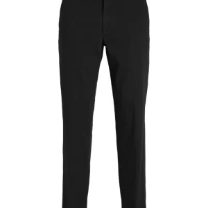 Calças Chino com Cinto - Preto