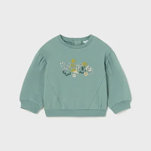 Sweat Manga Abalonada - Verde