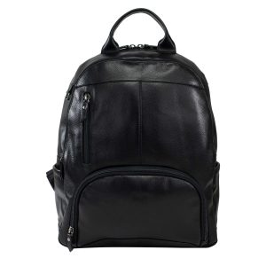 Mochila de Couro Masculina Adventure - Preto Floater - NOVA