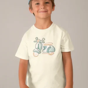 T-shirt Bordada - Crú