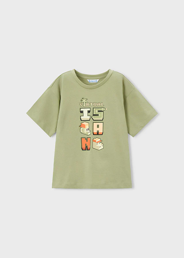 T-shirt Estampada - Verde - Image 3