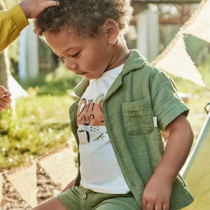 Camisa de Manga Curta - Verde