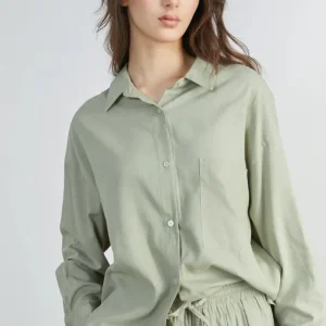 Camisa de Linho - Verde