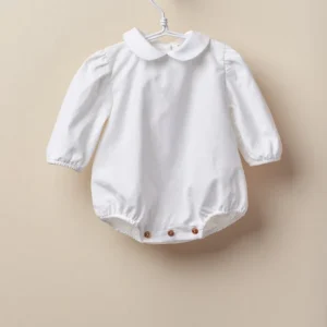 Body blusa em tecido de algodão Wedoble